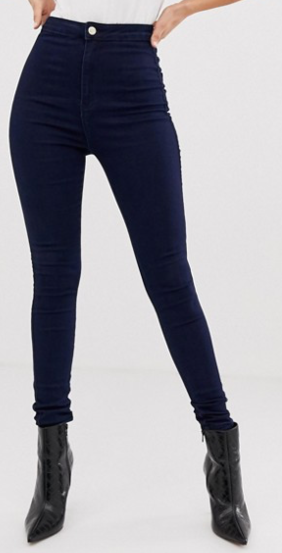 navy jeggings uk